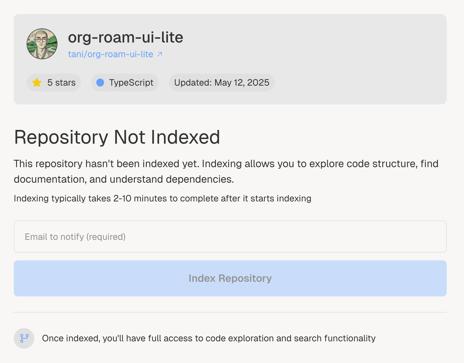 DeepWiki 有一个非常优秀的交互